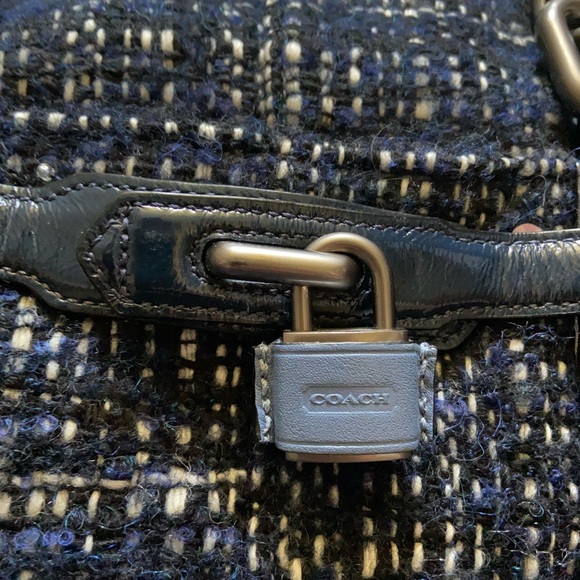 Coach Chelsea Emerson tweed satchel - Picture 2 of 9